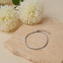 Heliophilia Silver Pulsera de Metal Plata con Revestimiento de Laca